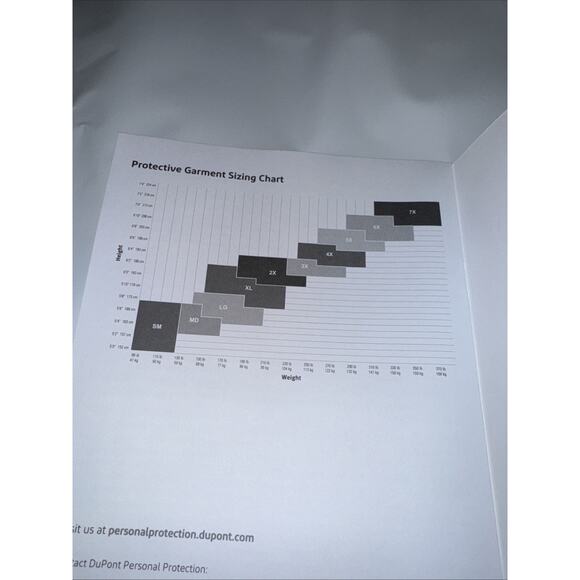 DuPont TYCHEM 2000 SFR Sz L Hazardous Chemical Protective Coveralls Lot Of 2 New - Picture 8 of 8